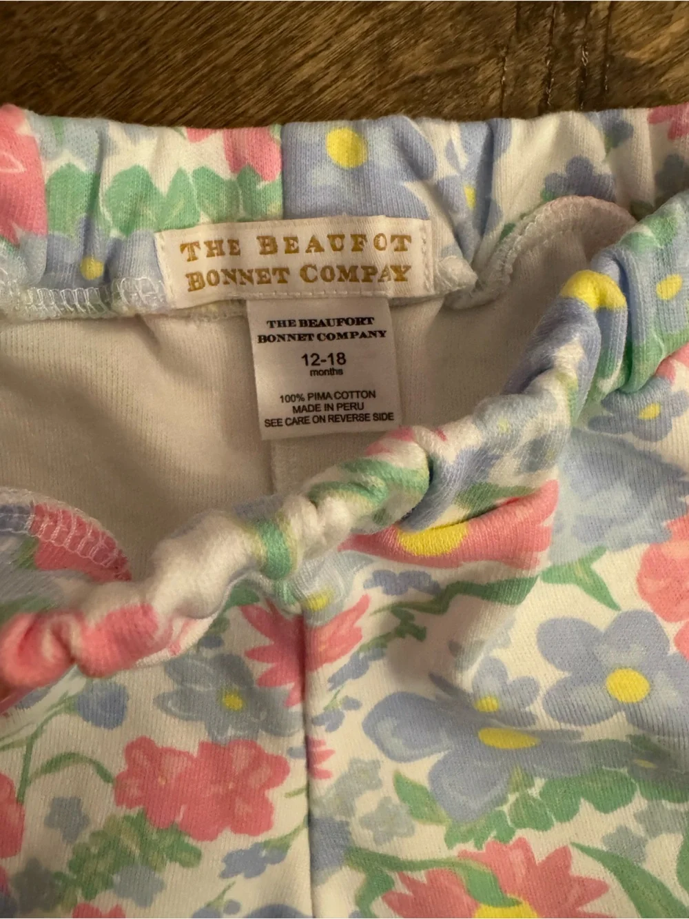 TBBC Beaufort Bonnet Shelby Anne Shorts Mt Paran Mini Floral 12-18M